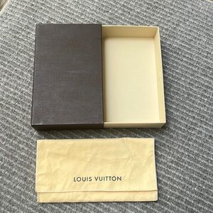 Louis Vuitton wallet BOX ONLY